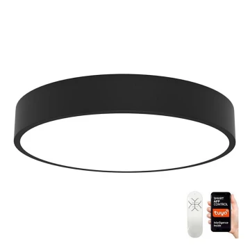 Immax NEO 07202L - LED Prigušiva stropna svjetiljka RONDATE LED/53W/230V crna Tuya + daljinski upravljač