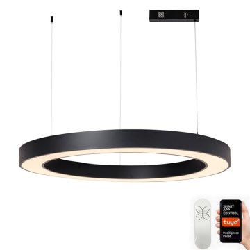 Immax NEO 07211L - LED Prigušivi luster na sajli PASTEL LED/68W/230V 2700-6500K Tuya crna + daljinski upravljač