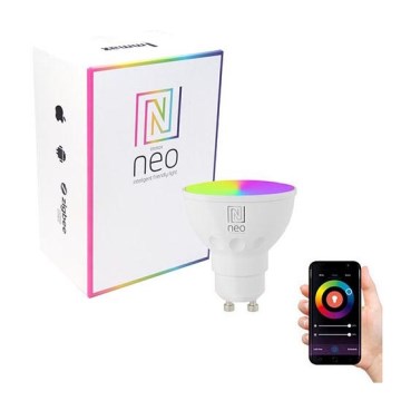 Immax NEO 07724L - LED RGB+CCT Prigušiva žarulja GU10/6W/230V 2700K Wi-Fi Tuya