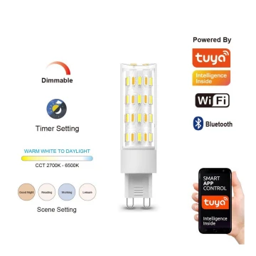 Immax NEO 07763L - LED Prigušiva žarulja NEO LITE G9/4W/230V 2700-6500K Wi-Fi Tuya