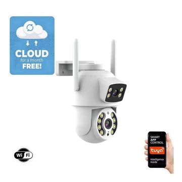 Immax NEO 07783L - Pametna vanjska kamera sa senzorom DOUBLE 355° P/T 2x2MP IP65 Wi-Fi Tuya