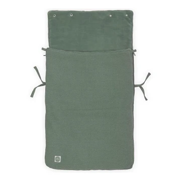 Jollein - Vreća za autosjedalicu fleece BASIC KNIT 42x82 cm Ash Green