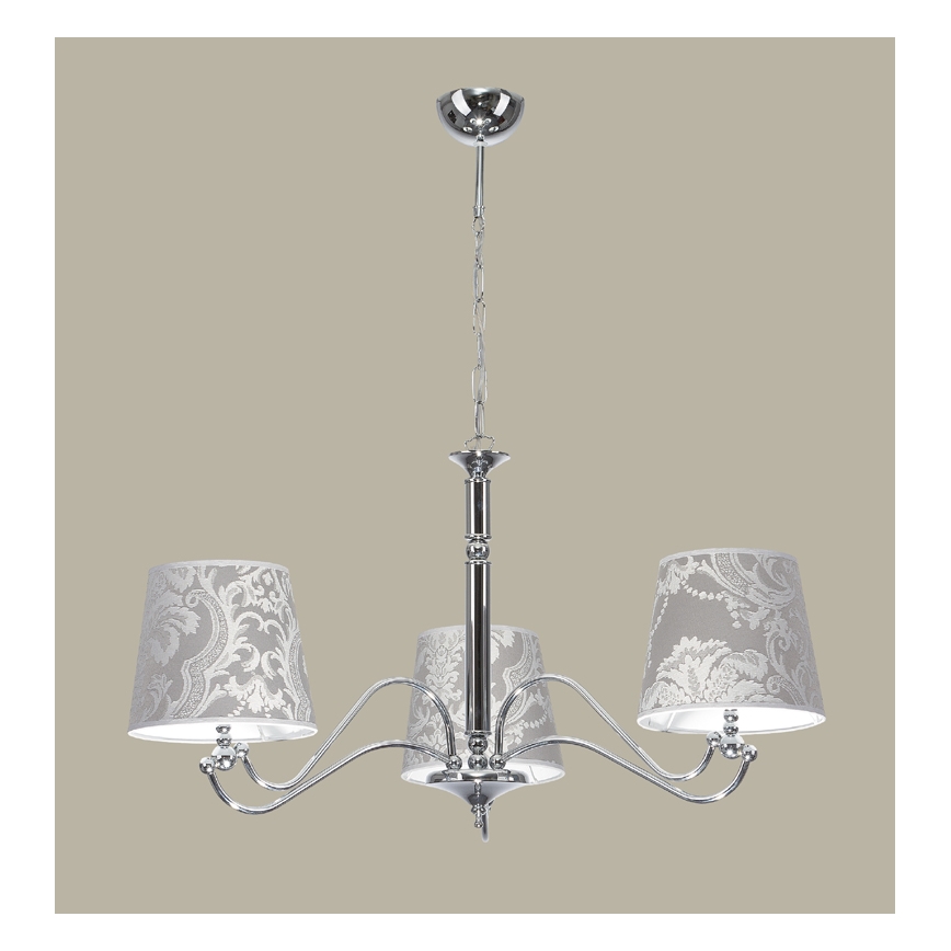 JUPITER 1288-VS3 - Viseća svjetiljka VENUS 3xE27/60W