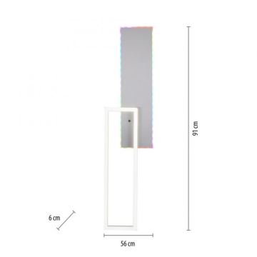 JUST LIGHT. 11326-95 - LED RGBW Prigušiva stropna svjetiljka RENDA LED/31W/230V 2700-5000K + daljinski upravljač