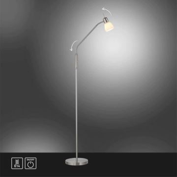 JUST LIGHT. 11956-55 - Podna lampa KARO 1xE14/40W/230V krom