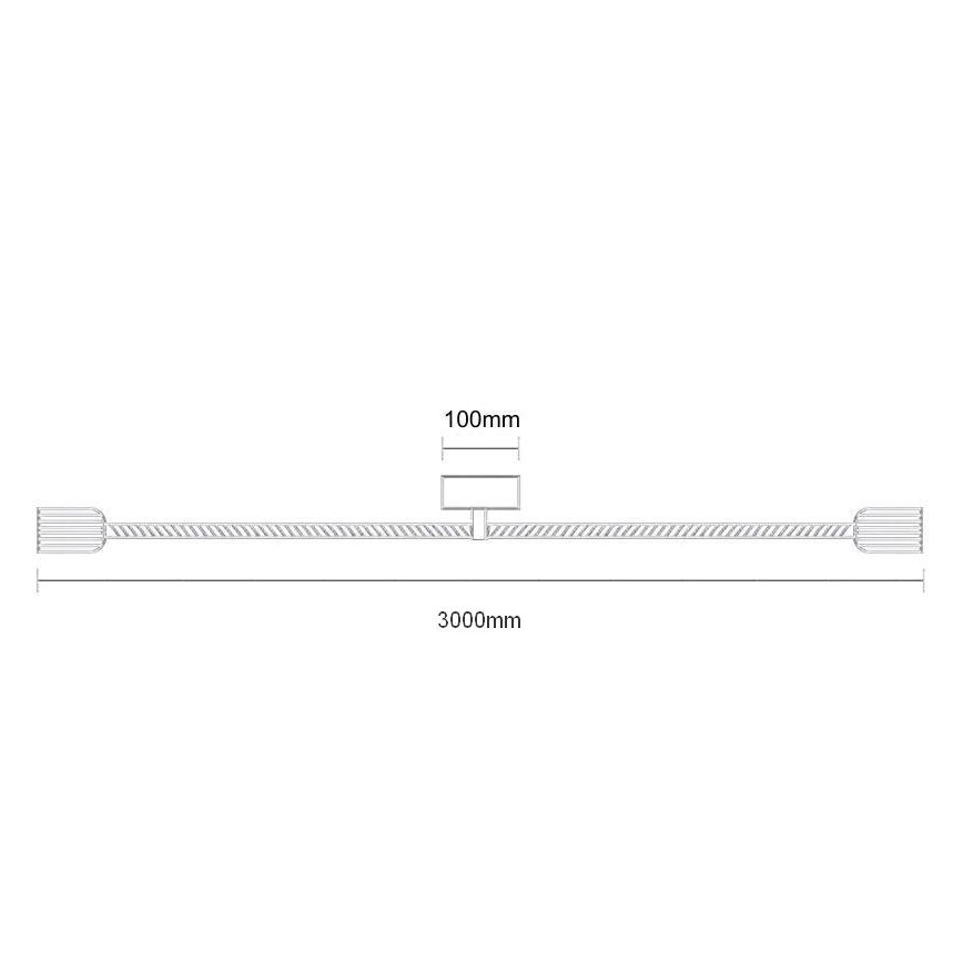 Kabel za napajanje 2xE27/60W/230V 3 m