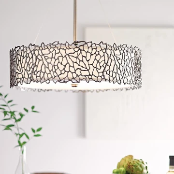 Kichler - Viseći luster SILVER CORAL 3xE27/100W/230V krom