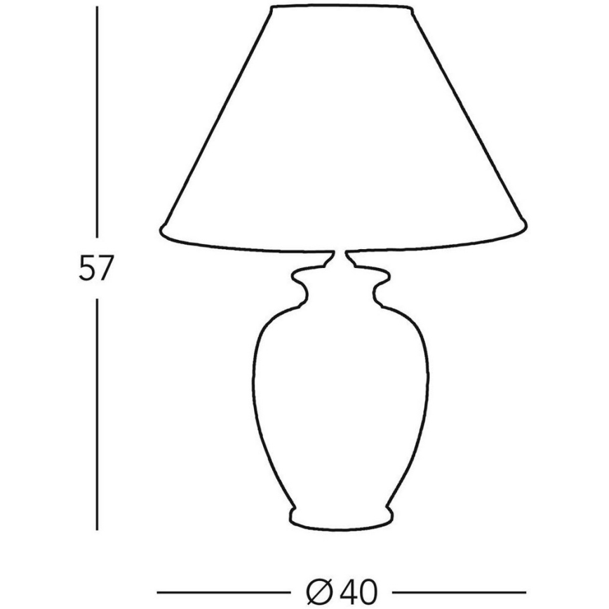 Kolarz 0014.74 - Stolna lampa GIARDINO 1xE27/100W/230V