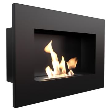 Kratki - Ugradbeni BIO kamin 40x60 cm 2kW crna