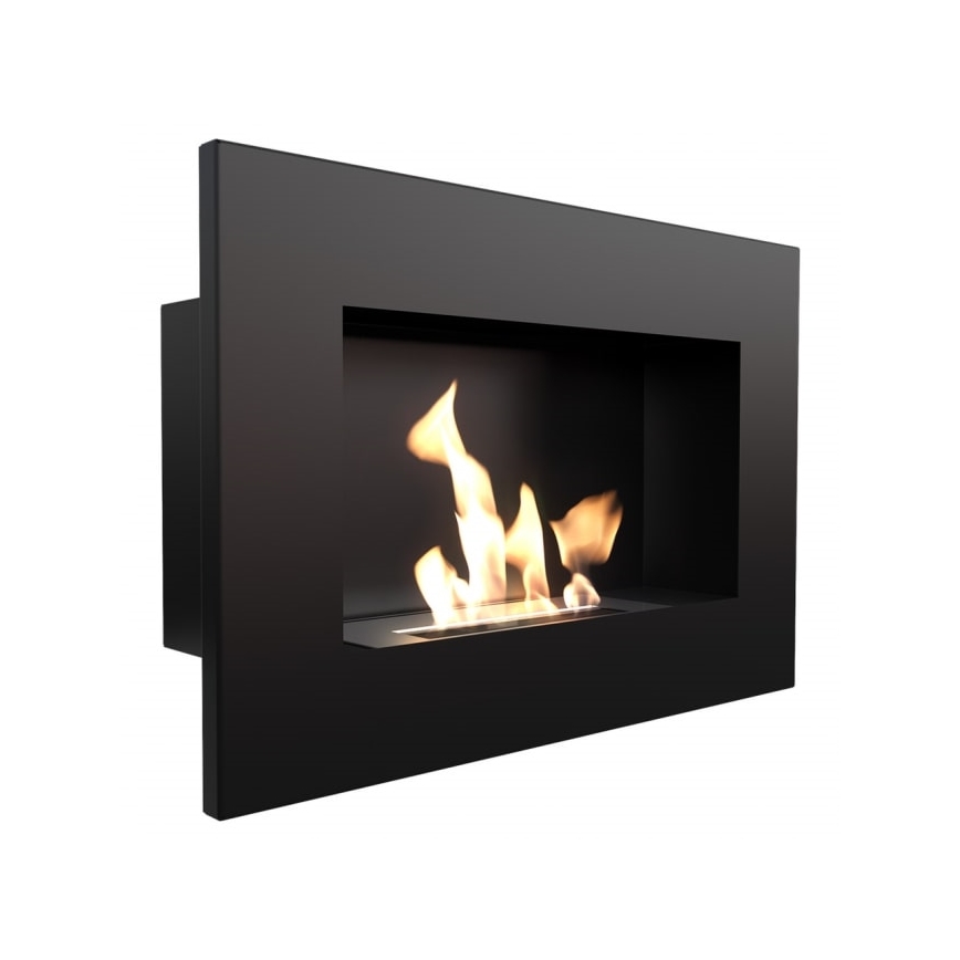 Kratki - Ugradbeni BIO kamin 40x60 cm 2kW crna