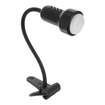 Lampa sa kvačicom LOLEK 1xE14/24W/230V crna