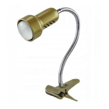 Lampa sa kvačicom LOLEK 1xE14/24W/230V zlatna