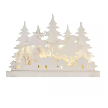 LED Božićna dekoracija LED/2xAA selo