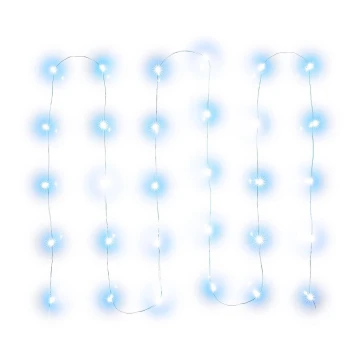 LED Božićne lampice 30xLED/3xAA 3,3m hladna bijela