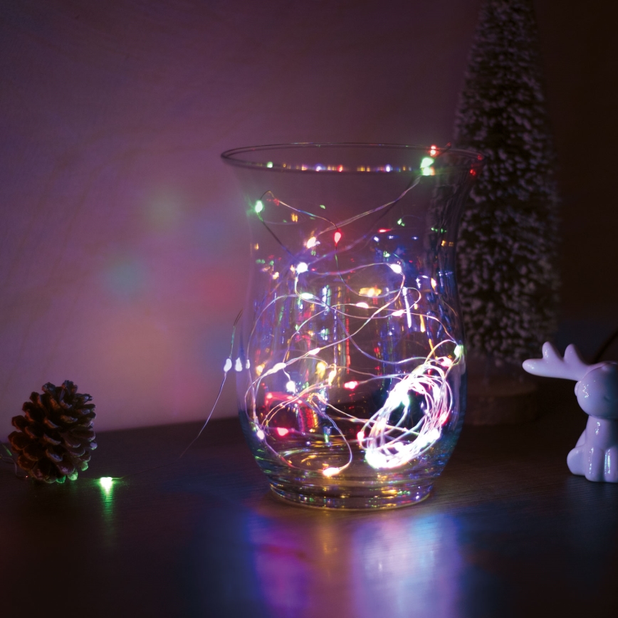 LED Božićne lampice 50xLED 5m multicolor