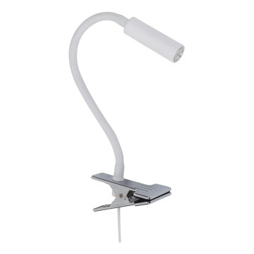 LED Lampa s kvačicom LAGOS 1xG9/3W/230V 4000K bijela