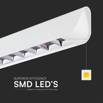 LED Luster na sajli LED/36W/230V 3000/4000/6400K bijela