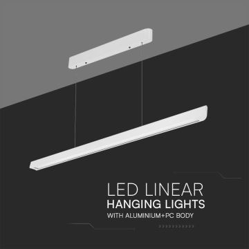 LED Luster na sajli LED/36W/230V 3000/4000/6400K bijela