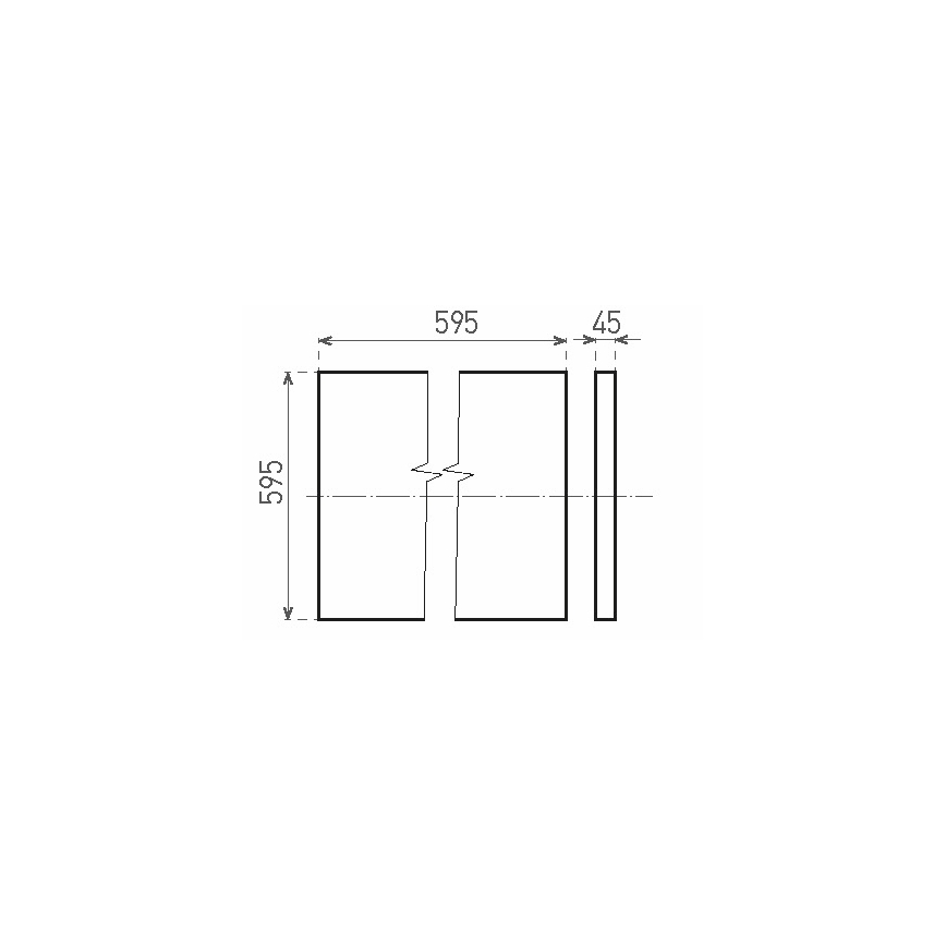 LED Nadgradni panel ILLY LED/42W/230V