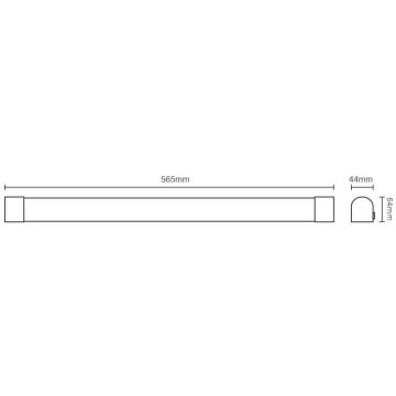 LED Podelementna svjetiljka LED/15W/230V IP44