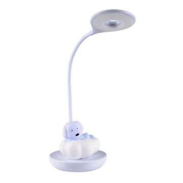 LED Prigušiva dječja stolna lampica DOG LED/2,5W/230V plava