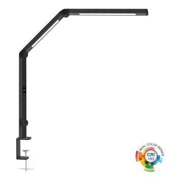 LED Prigušiva dodirna fleksibilna stolna lampa LED/12W/230V 3000/4000/5000/6500K CRI 92 crna