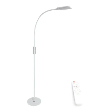 LED Prigušiva podna lampa LED/9W/24V 3000-6500K bijela + daljinski upravljač