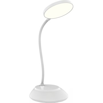 LED Prigušiva punjiva stolna lampa VISUA LED/5W/5V 3000-5000K 1200 mAh bijela