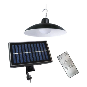 LED Prigušiva solarna viseća svjetiljka sa senzorom za dan/noć LED/6W/3,7V 800 mAh IP44 + daljinski upravljač