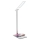 LED Prigušiva stolna lampa s upravljanjem na dodir i bežičnim punjenjem JOY LED/6W/230V + USB bijela