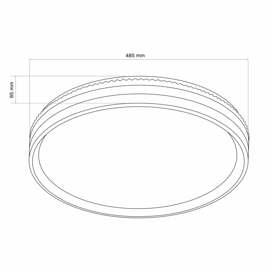 LED Prigušiva stropna svjetiljka za kupaonicu BARBARA LED/72W/230V 3000-6000K IP44 + daljinski upravljač