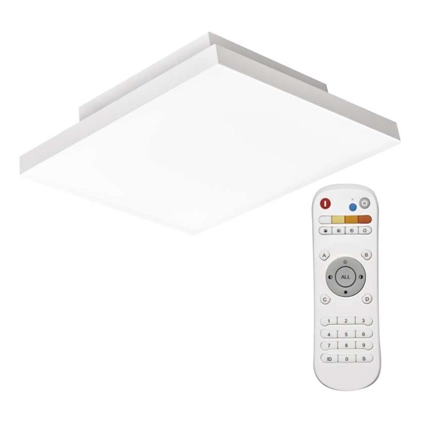 LED Prigušiva stropna svjetiljka LED/18W/230V 2700K-6000K kvadrat CRI 95 + daljinski upravljač