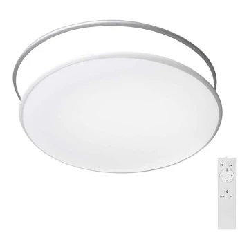 LED Prigušiva stropna svjetiljka LED/24W/230V + daljinski upravljač okrugla 2700K-6500K