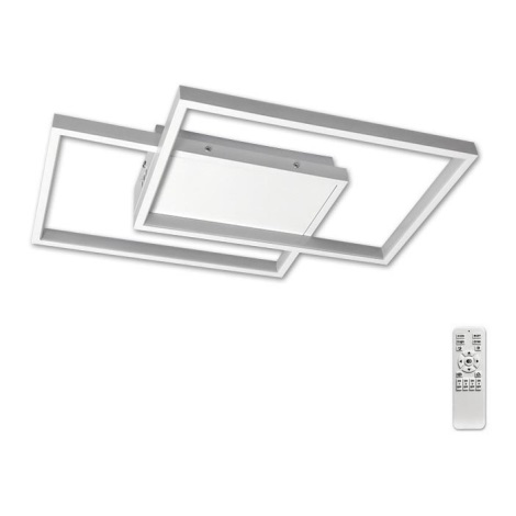 LED Prigušiva stropna svjetiljka LED/45W/230V 3000-6500K bijela + daljinski upravljač