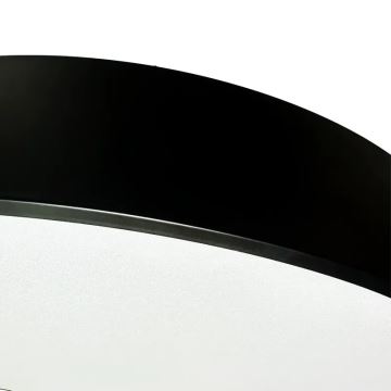 LED Prigušiva stropna svjetiljka LED/50W/230V 3000-6500K crna + daljinski upravljač