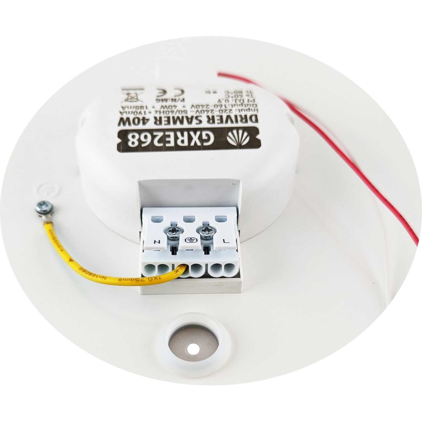 LED Prigušiva stropna svjetiljka SAMER LED/40W/230V 2900-6000K + daljinski upravljač