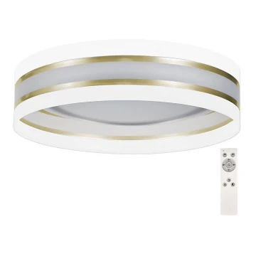 LED Prigušiva stropna svjetiljka SMART CORAL GOLD LED/24W/230V bijela/zlatna + daljinski upravljač