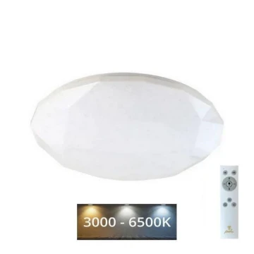 LED Prigušiva stropna svjetiljka STAR LED/36W/230V 3000-6500K + daljinski upravljač