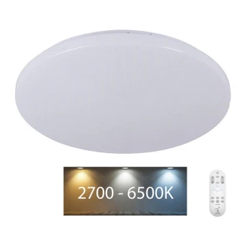 LED Prigušiva stropna svjetiljka STAR LED/50W/230V 2700-6500K + daljinski upravljač