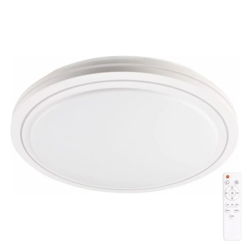 LED Prigušiva stropna svjetiljka za kupaonicu MARIAN LED/72W/230V 3000-6000K IP44 + daljinski upravljač