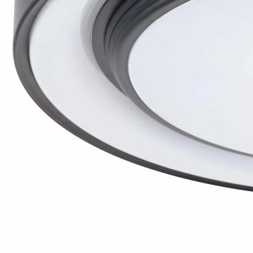 LED Prigušiva stropna svjetiljka za kupaonicu ZYGMUNT LED/48W/230V 3000-6000K IP44 + daljinski upravljač