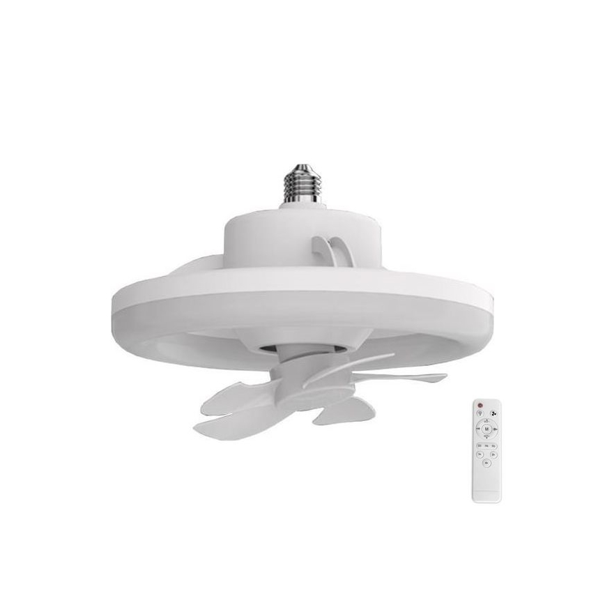 LED Prigušiva svjetiljka s ventilatorom LED/30W/230V 3000-6500K bijela + daljinski upravljač