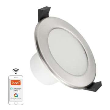 LED Prigušiva svjetiljka za kupaonicu LED/7W/230V 3000K-6500K Wi-Fi Tuya IP44