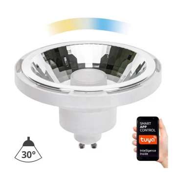 LED Prigušiva žarulja AR111 GU10/10W/230V 3000-6500K Wi-Fi Tuya 30° bijela