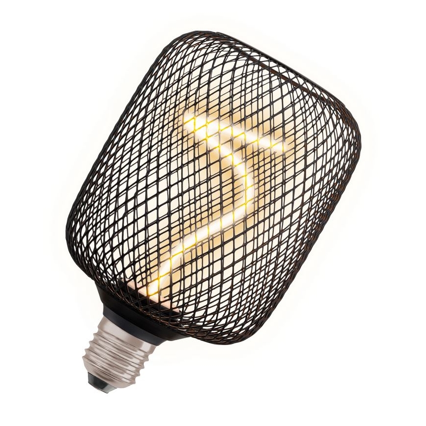 LED Prigušiva žarulja DECOR FILAMENT E27/3,5W/230V 1800K crna - Osram