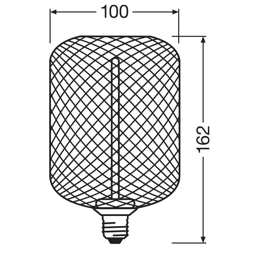 LED Prigušiva žarulja DECOR FILAMENT E27/3,5W/230V 1800K zlatna - Osram