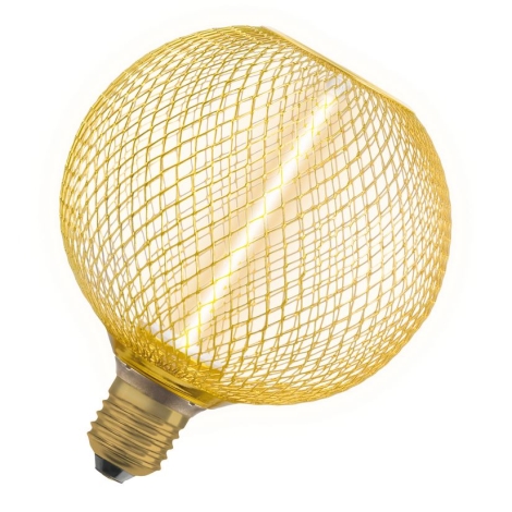 LED Prigušiva žarulja DECOR  FILAMENT G125 E27/3,5W/230V 1800K zlatna - Osram