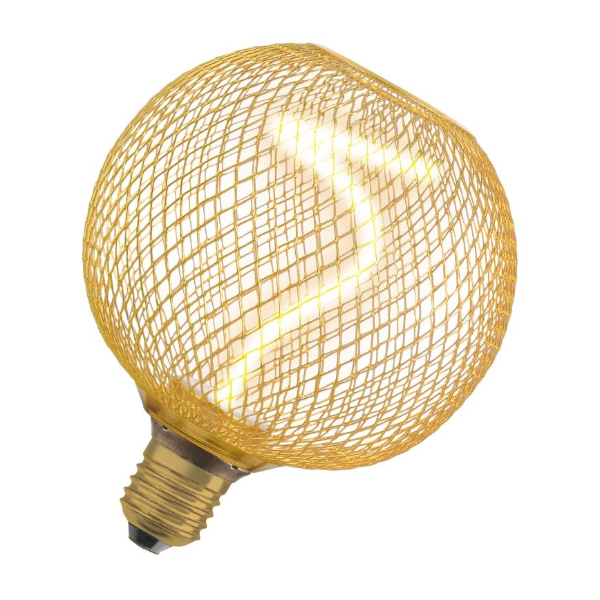 LED Prigušiva žarulja DECOR FILAMENT G125 E27/3,5W/230V 1800K zlatna - Osram