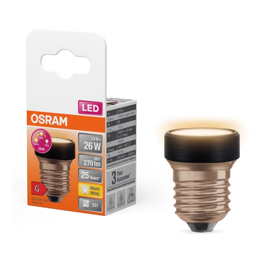 LED Prigušiva žarulja E27/3,5W/230V 2700K - Osram