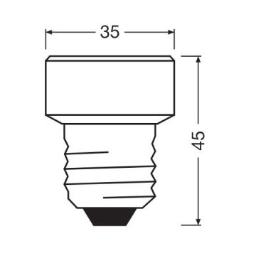 LED Prigušiva žarulja E27/3,5W/230V 2700K - Osram